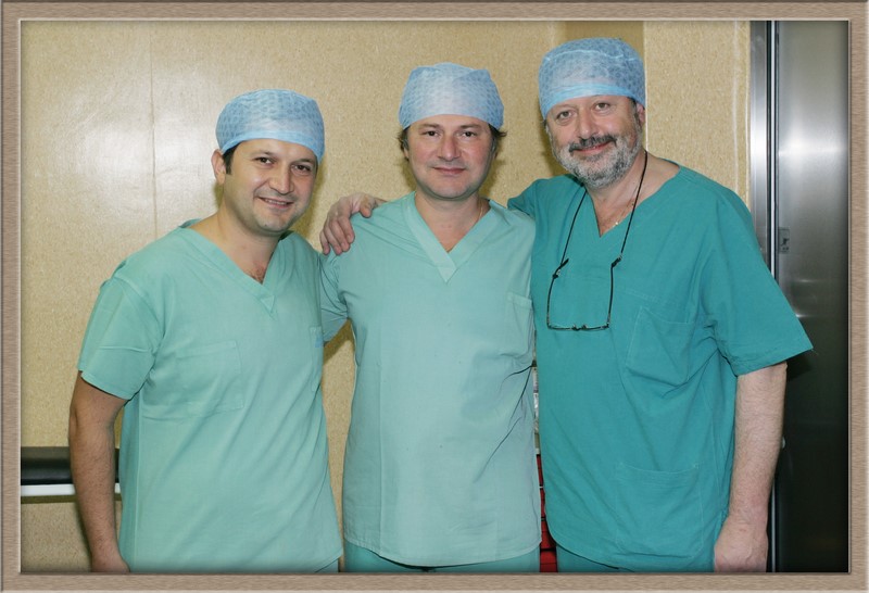Chirurgia Generale (da sin.): Riccardo Castorina, Sergio Castorina e Aziz Karaa